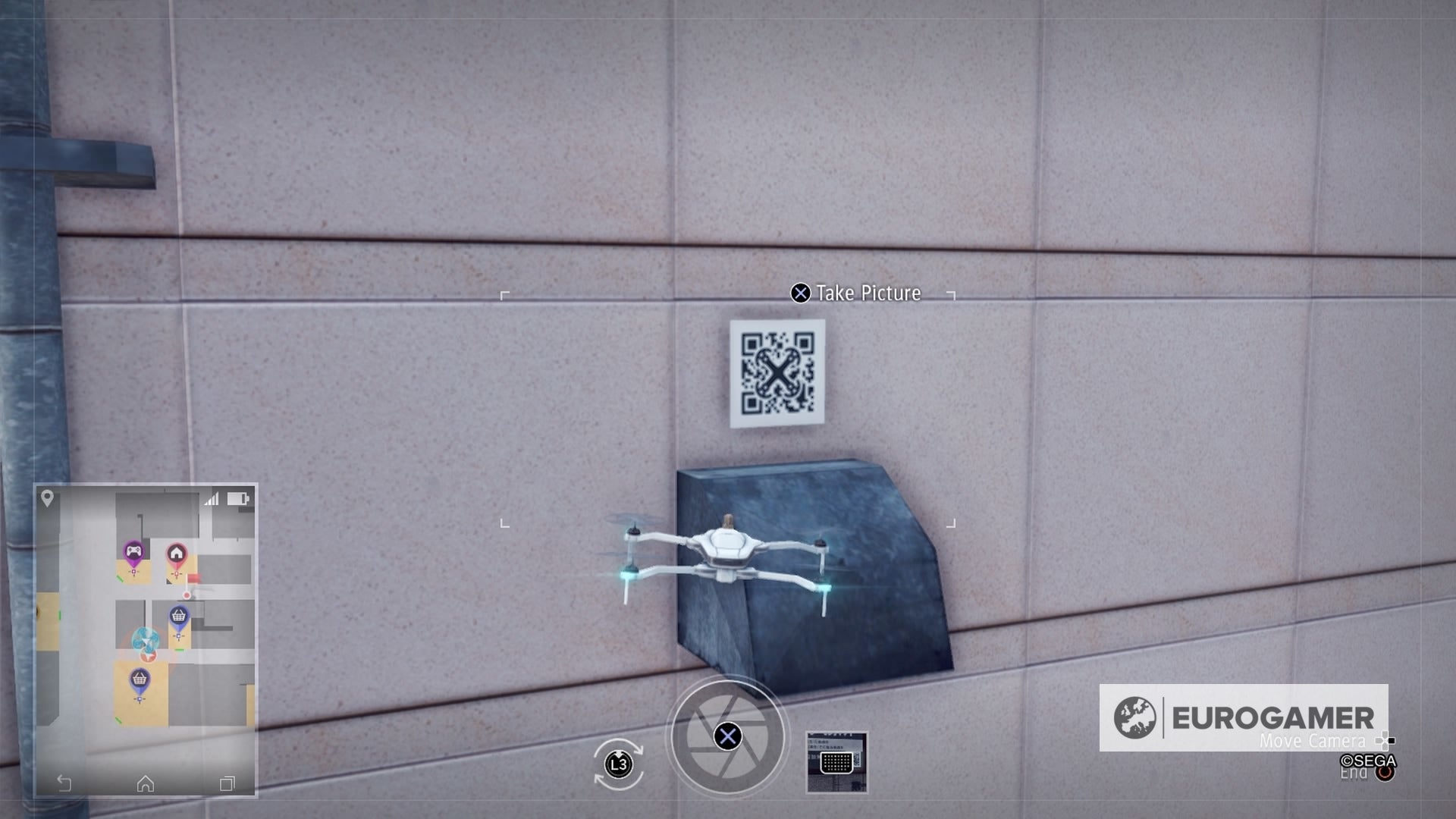 Judgment QR code locations to upgrade Drone Parts explained